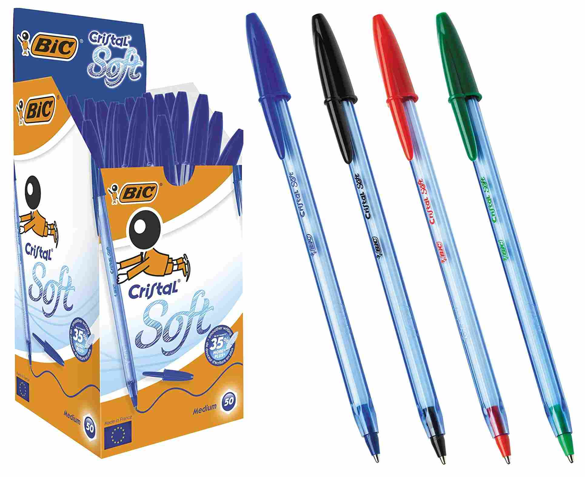 Bolígrafo Bic Cristal Soft